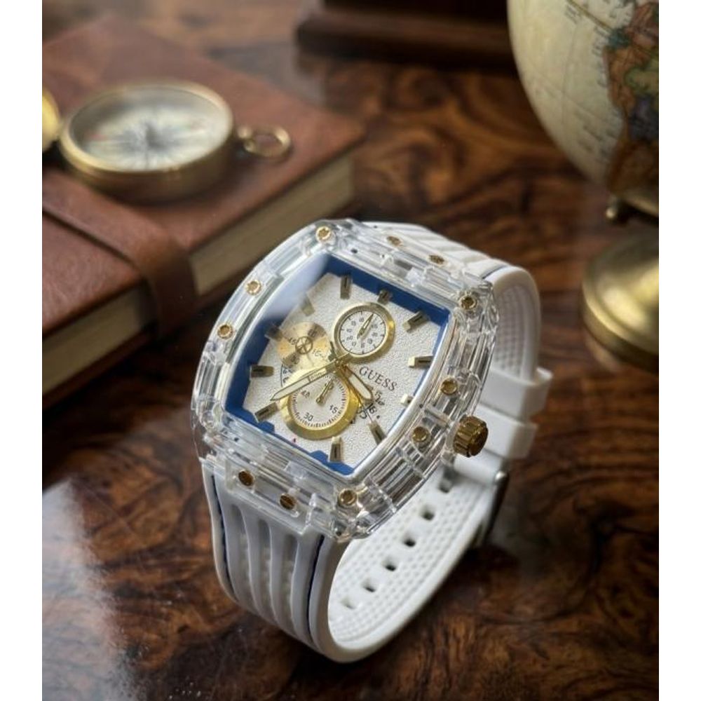 Guess Phoenix gw0499g6 White-Blue-Gold 551