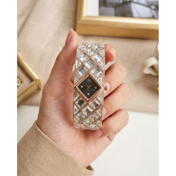 Swarovsk Curiosa Rose Black 835