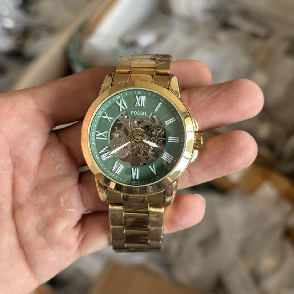 Fossiil Grant Automatic ( Back open ) Steel Quality