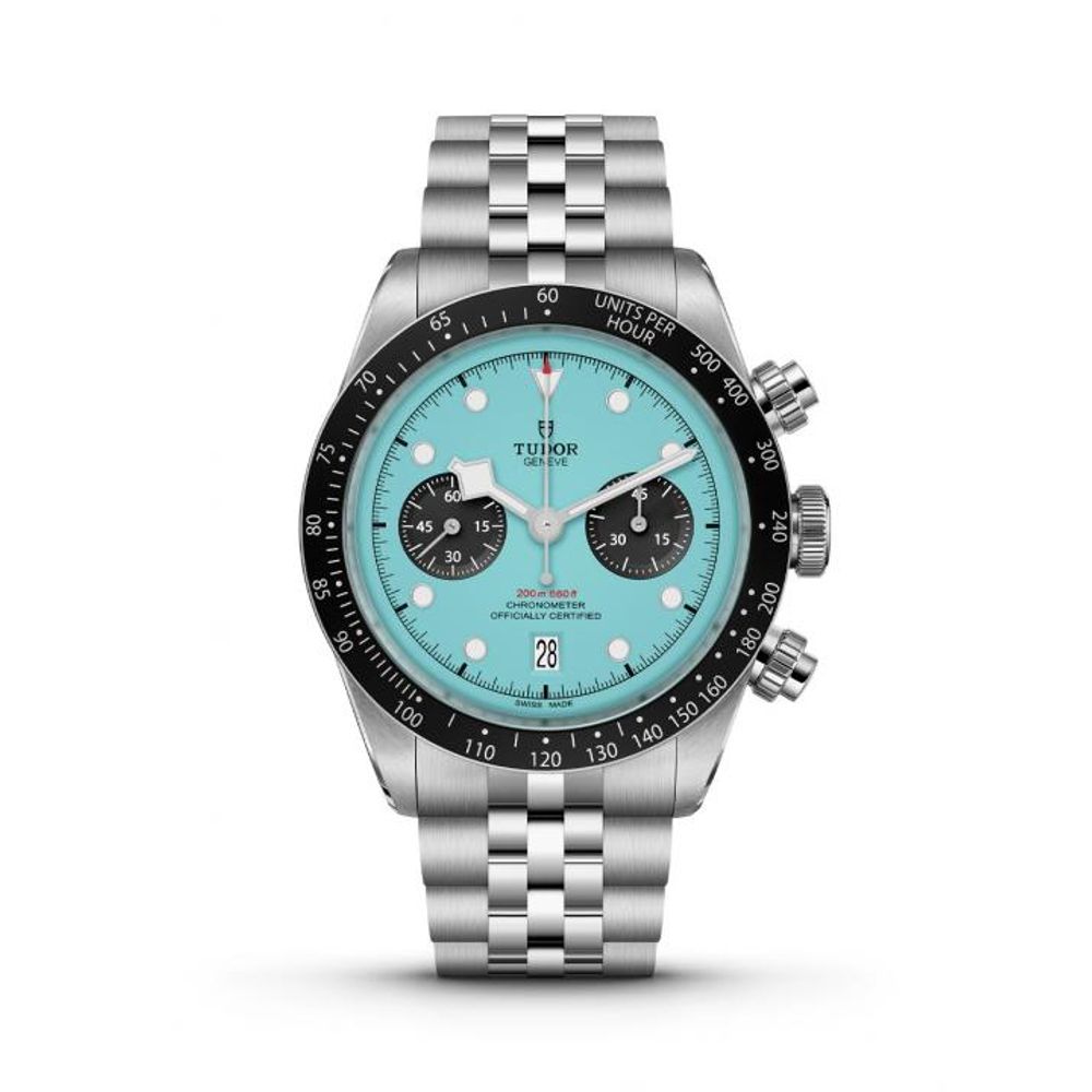 TUDO R BLACKBAY CHRONOGRAPH BLUE FLAMINGO AUTOMATIC 257