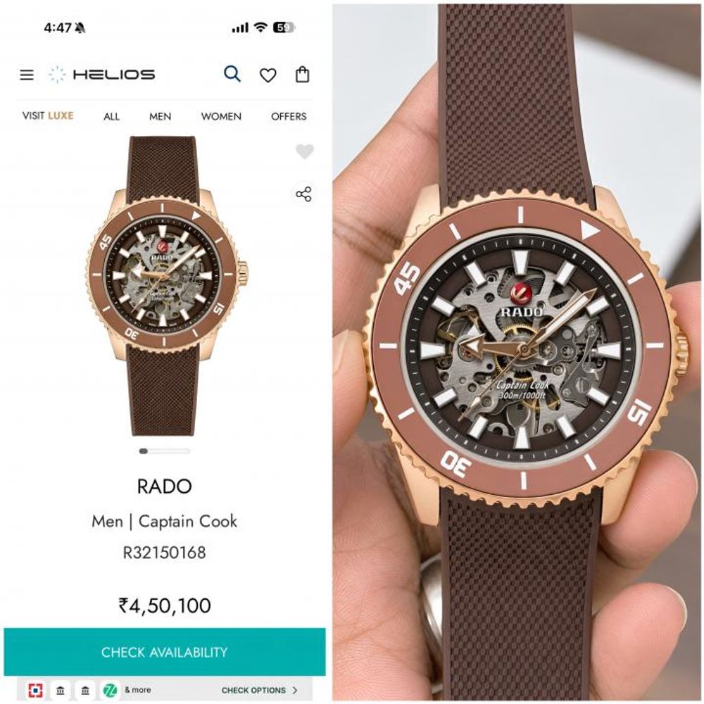 Raddo Captain Cook Automatic brown