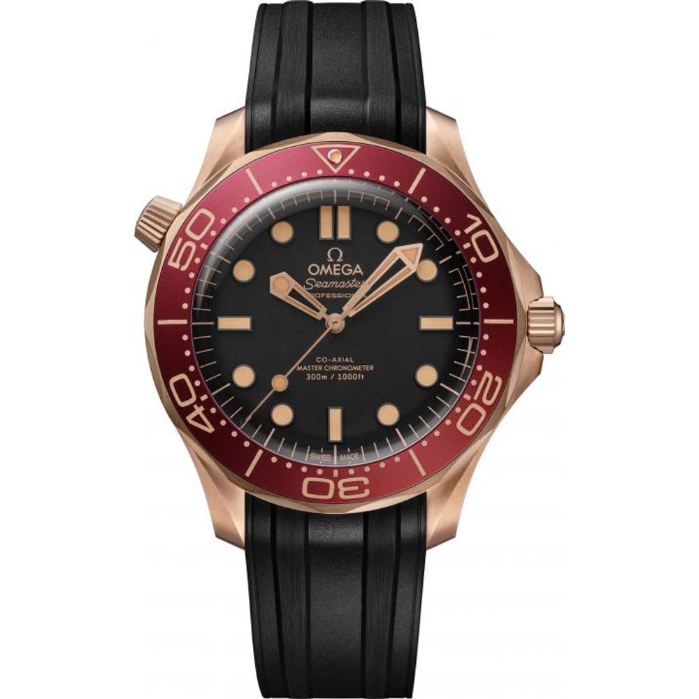 Omegg_a Seamaster Diver 300M Automatic Black-tipped -Black