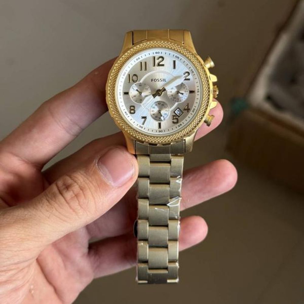 Fossi Chronograph Gold White