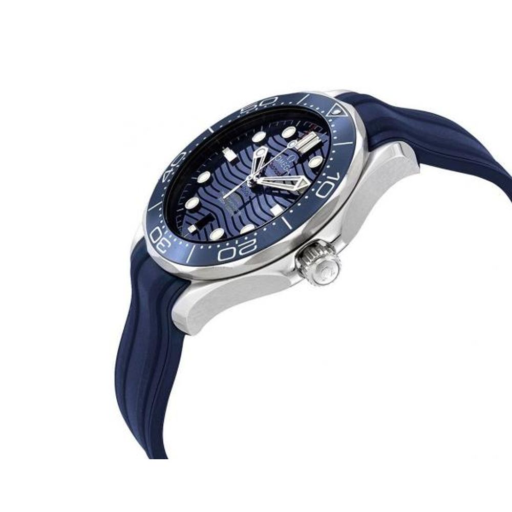 Omegg_a Seamaster Diver 300M Automatic Blue-Silver-Blue