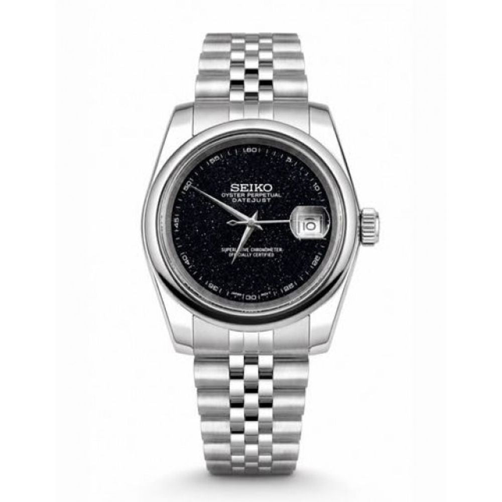 Seiko galaxy silver black