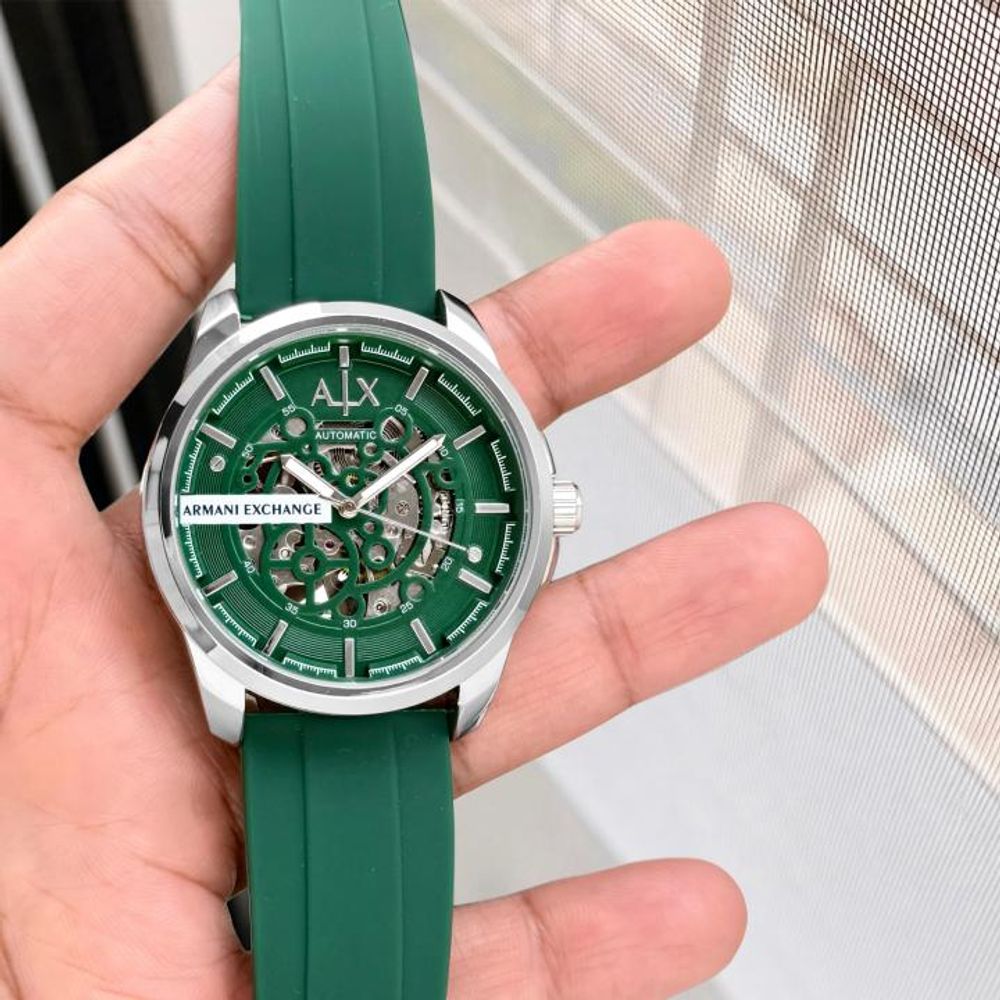 Arrwa%ni Exchange Hampton Automatic Watch AX2416 green