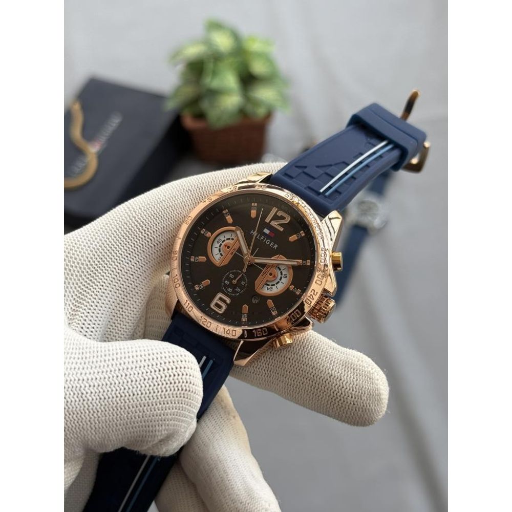 Tommy Decker All Chronograph Working Blue