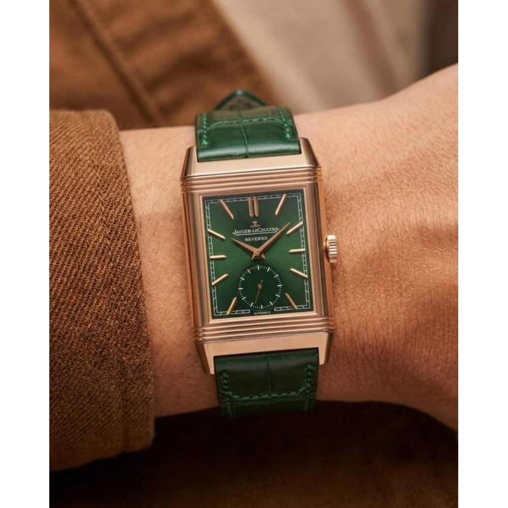 Jaegar-Le Coultre Reverso Tribute Duoface Small Seconds green