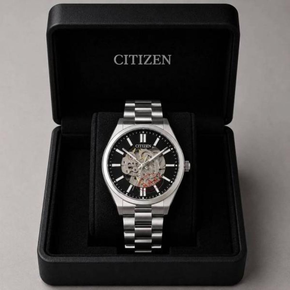 CITIZE N TSUYOSA AUTOMATIC SILVER BLACK 369