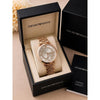 Emporio Armaann_i Classic  Copper white Ring crno