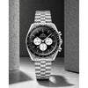 Omegha Speedmaster Moonwatch Professional silver Black white chronograph