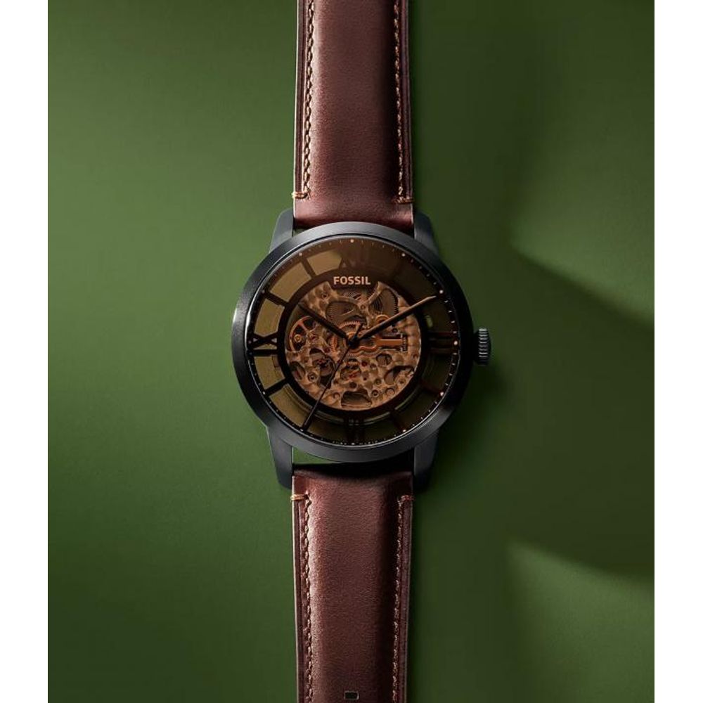Fossii_l Townsman Brown-Black Automatic