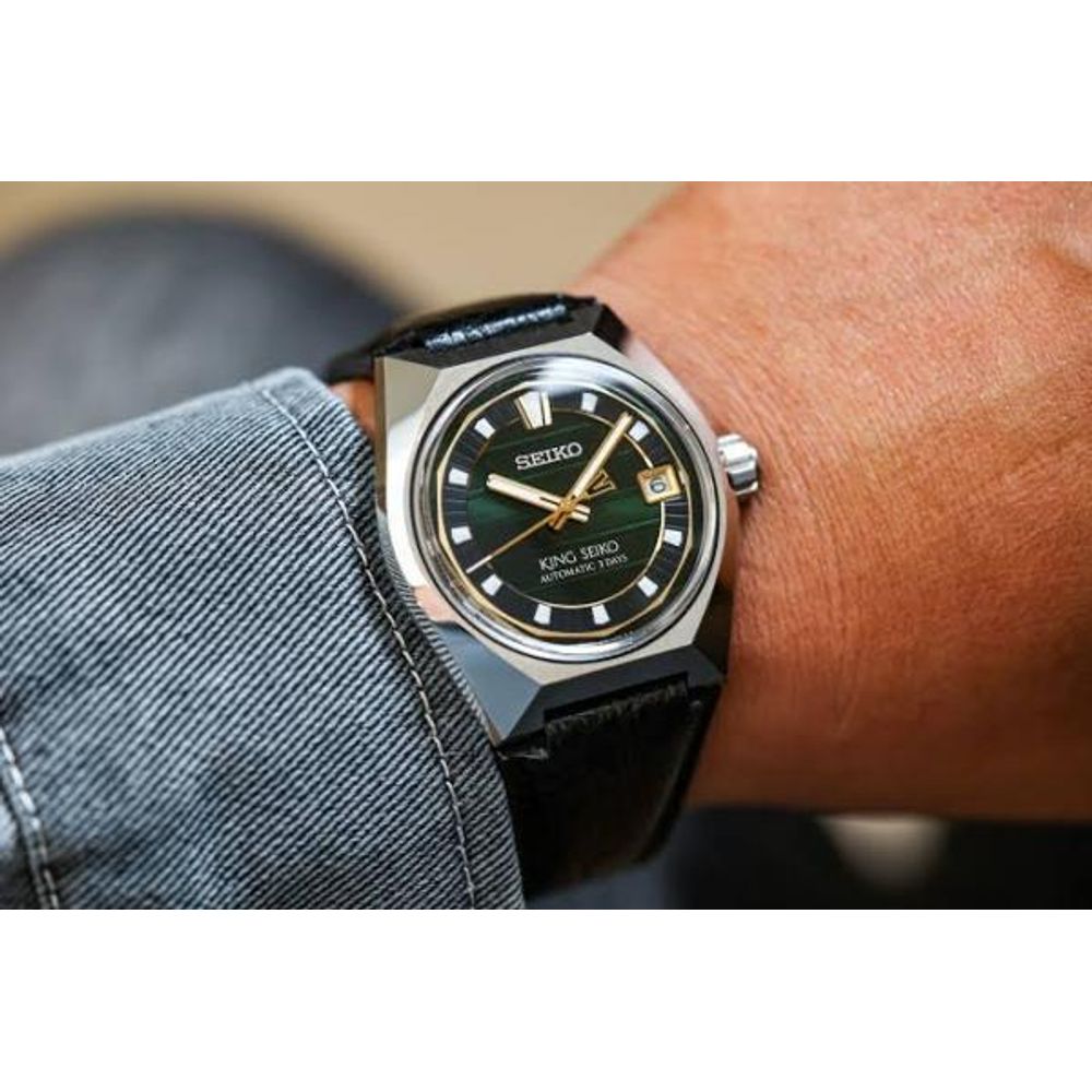SEIK O KING VANAC LEATHER MENS 409