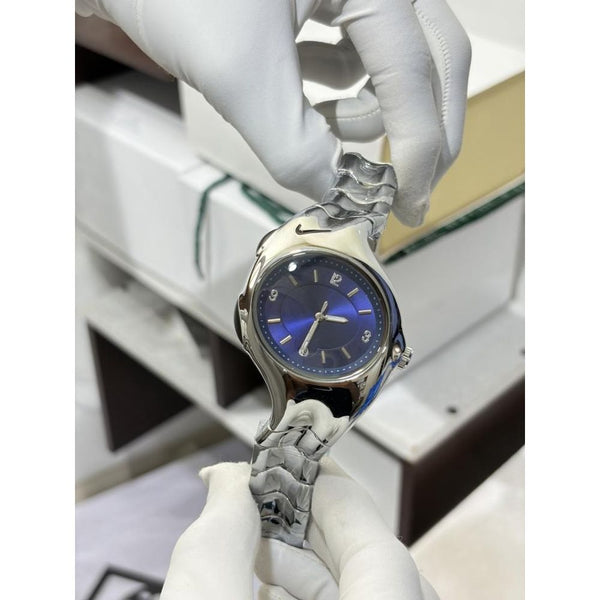 NIK KE TRIAX GLOSSY SILVER BLUE 883