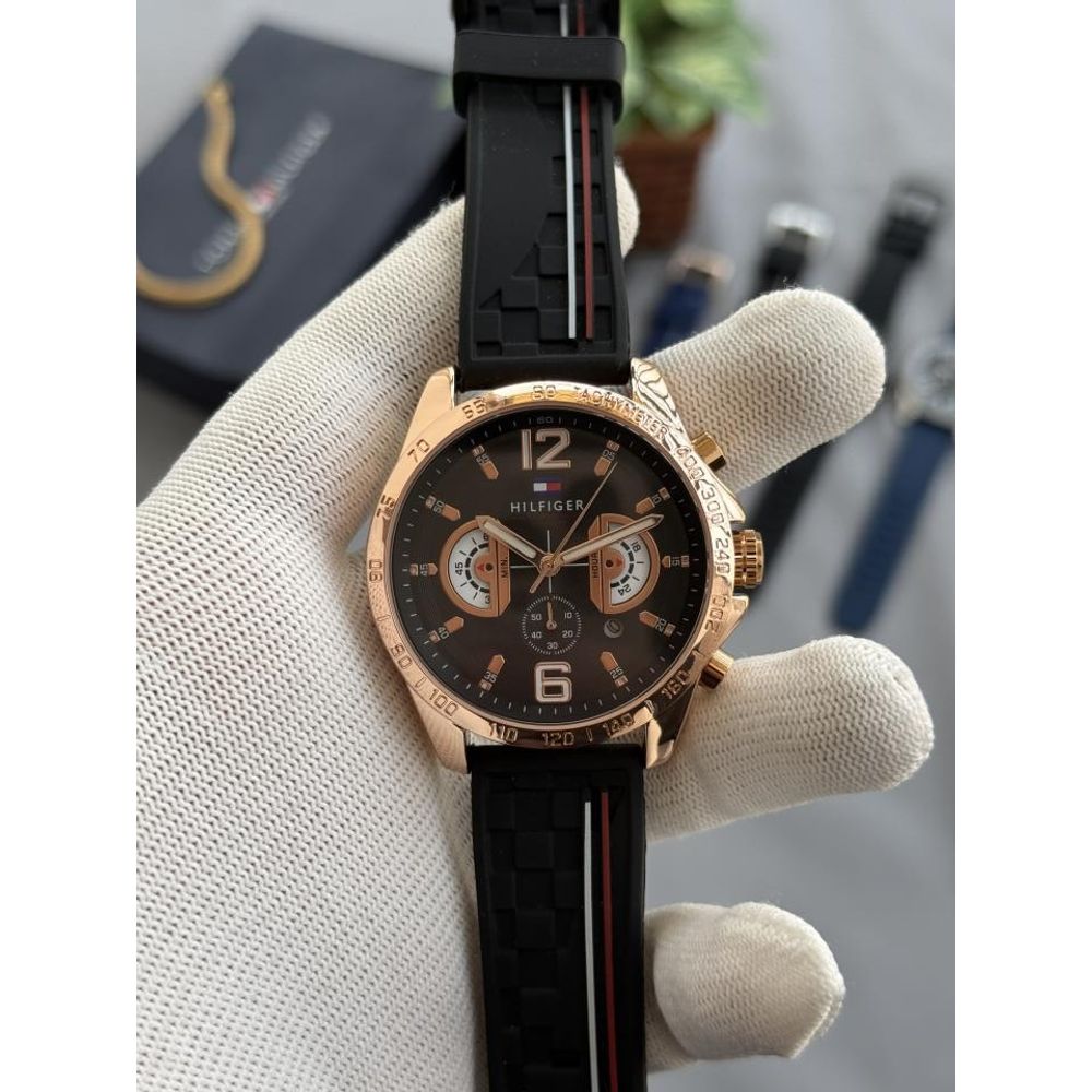 Tommy Decker All Chronograph Working Blue