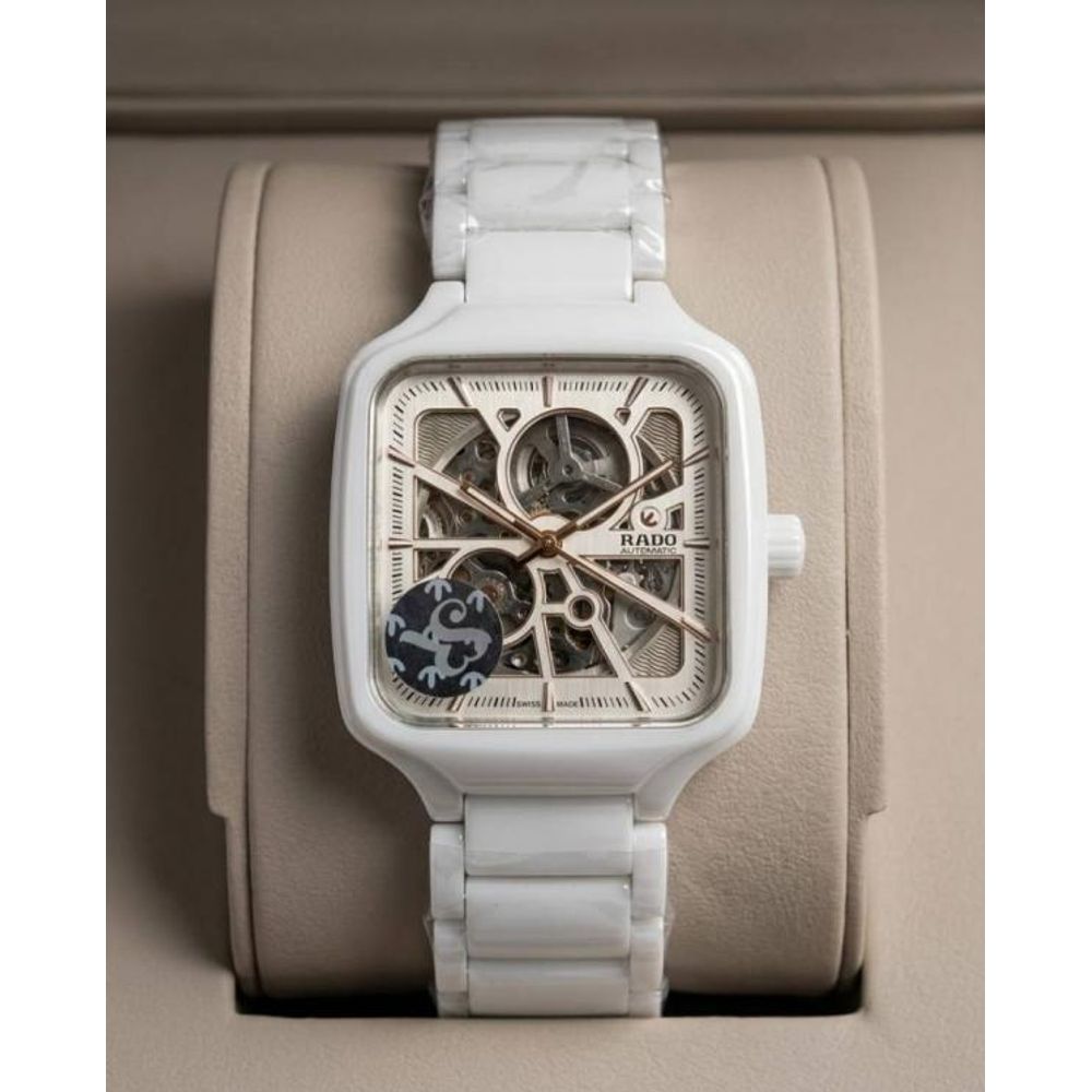 Radd_o True Square Automatic Ceramic White Copper line