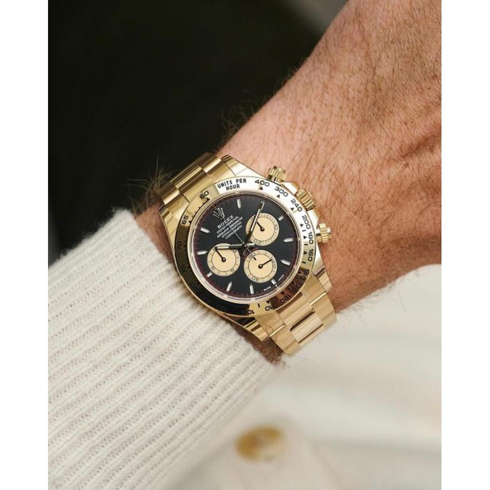 Rolee_x Oyster Perpetual Daytona Chosmograph Gold-Black-Gold Chrono