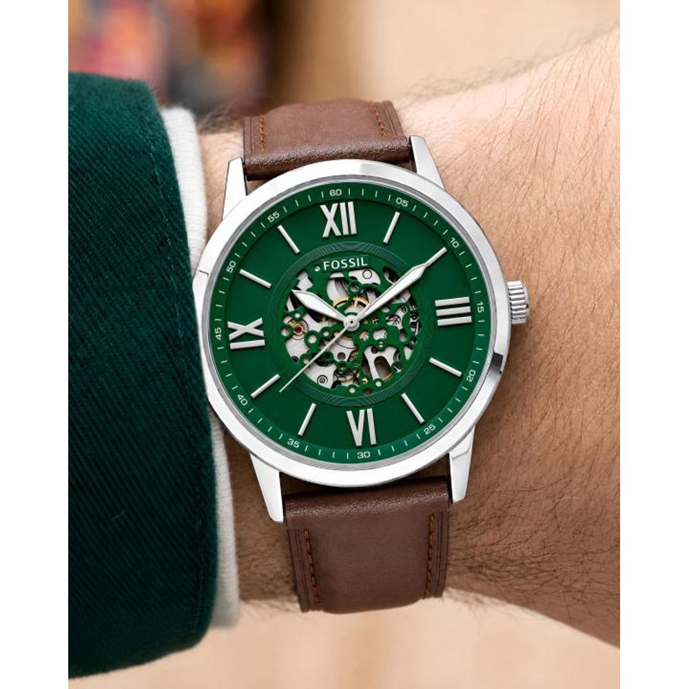 Fossii_l Townsmen ME3265 Green Automatic
