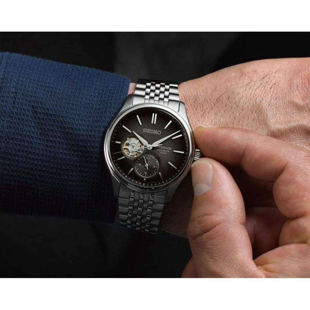 Seiko presage SPB471 Automatic silver Black