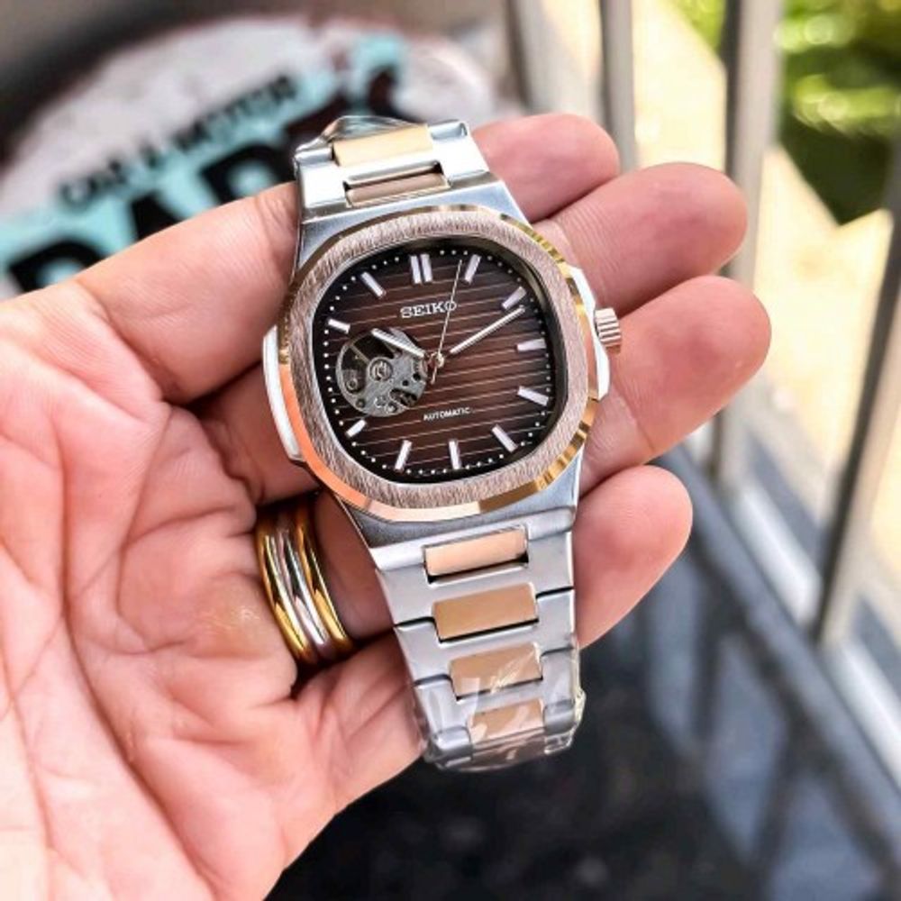 Seikk_o Automatic Two Tone Brown Dial