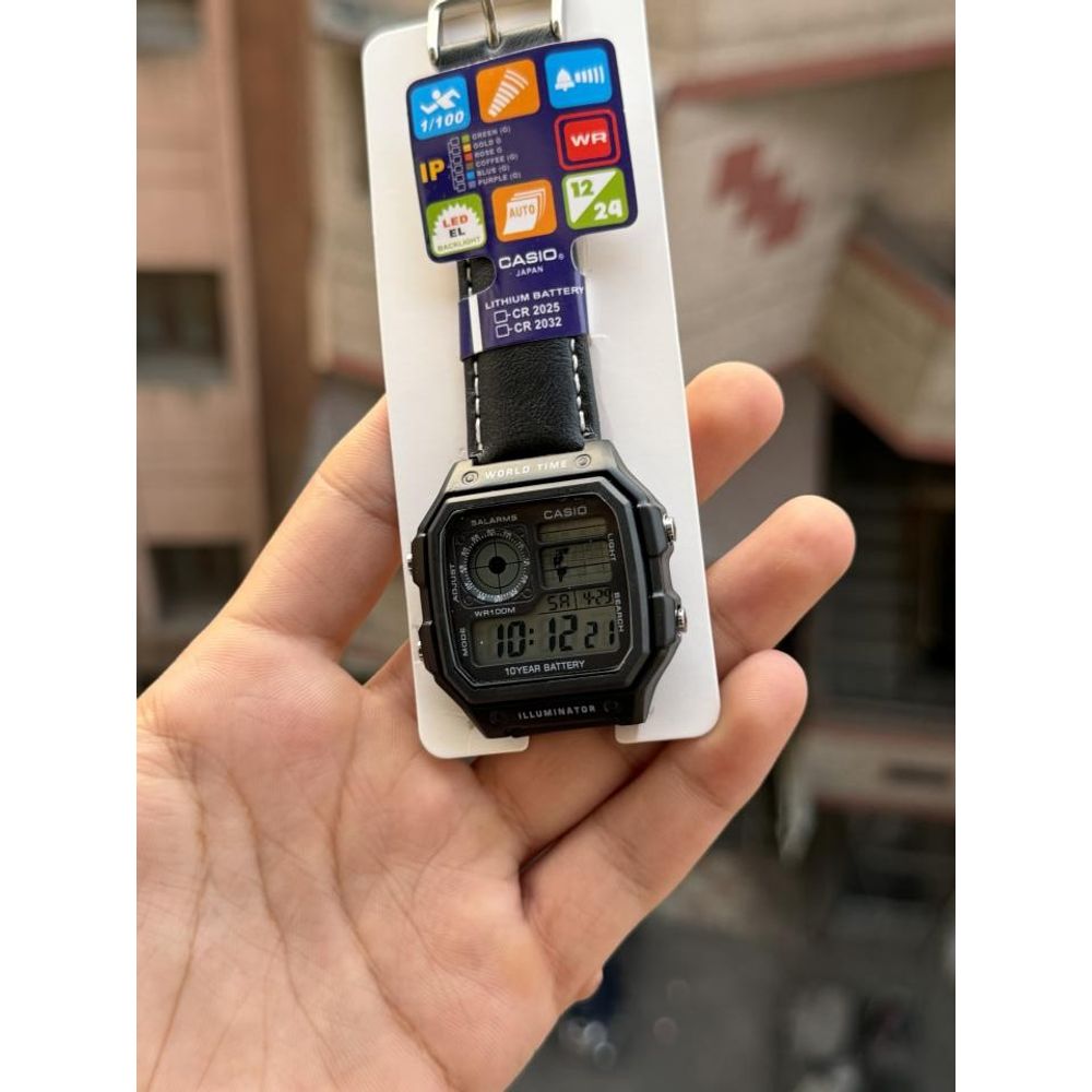 CASIO ILLUMINATOR WORLD TIME METAL QUALITY