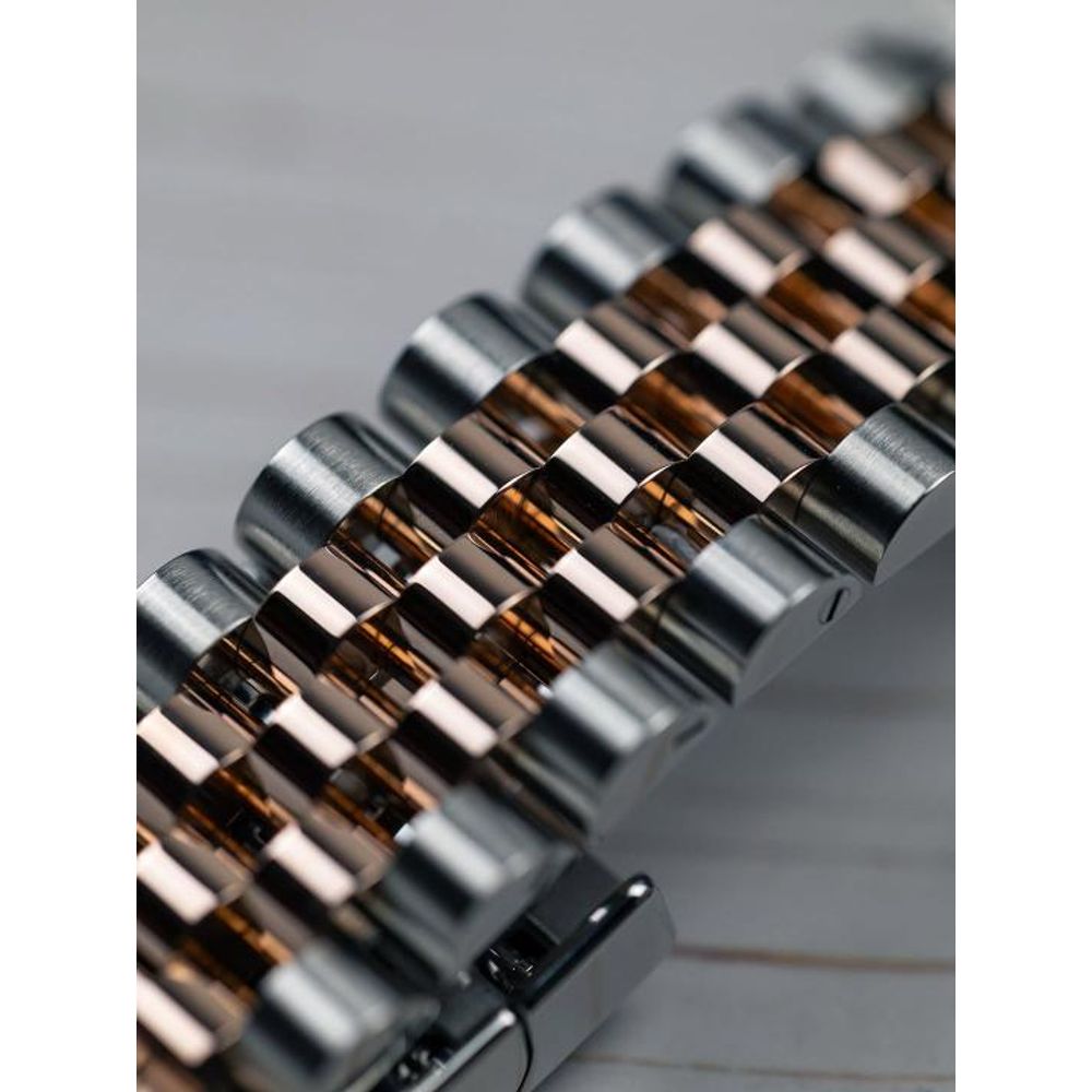Rolee_x Oyster Perpetual Date Just 2Ton Copper Brown Diamond