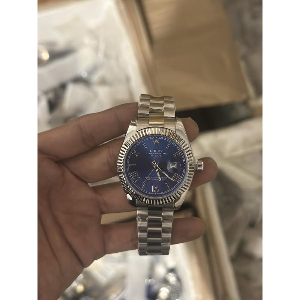 Rollex Datejust Navy Roman Dial