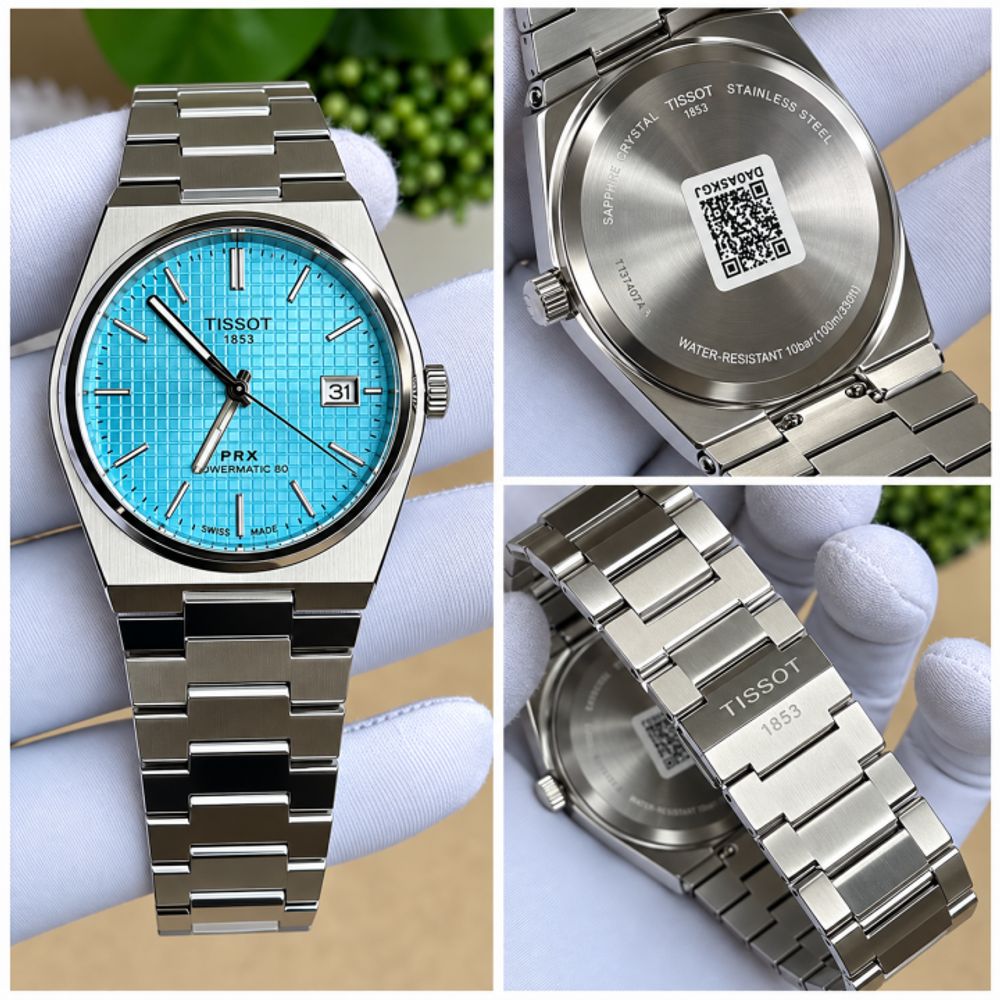 Tisot PRX Silver Tiffany Dial Premium FST AT469