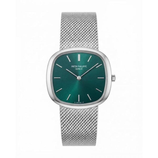 Patek philipe Ellipse Timepiece Silver Green  Dial