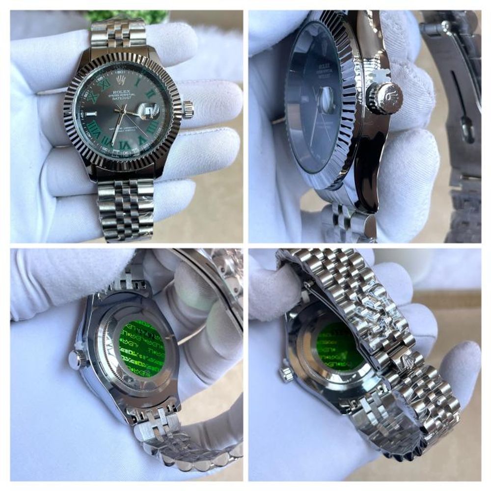 Rollex DateJust Silver Grey AT294