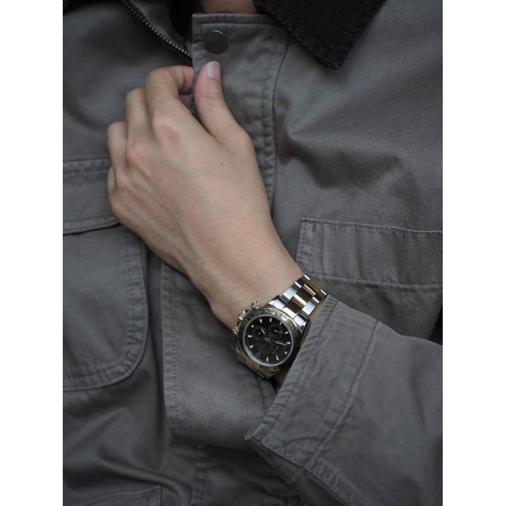 Rolee_x Oyster Perpetual Daytona Chosmograph 2Ton-Gold-Black