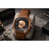 Seven Friday PE Series Leather Rose Black Tan Belt