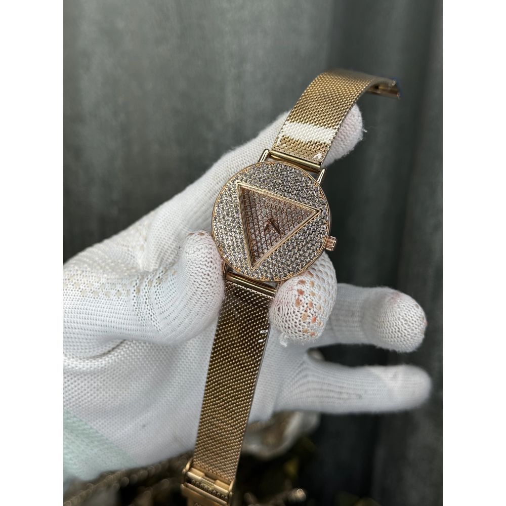Gues s ICONIC Rose Gold Premium Ladies Watch