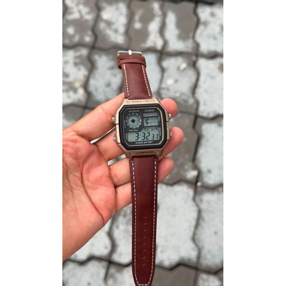 Casio AE1200 world time illuminator Mettal Body