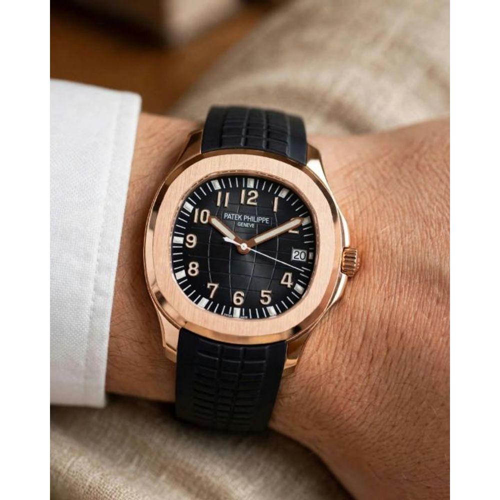 Pate_ek Philippe Aquanaut 5167R-001 Bettry black copper black