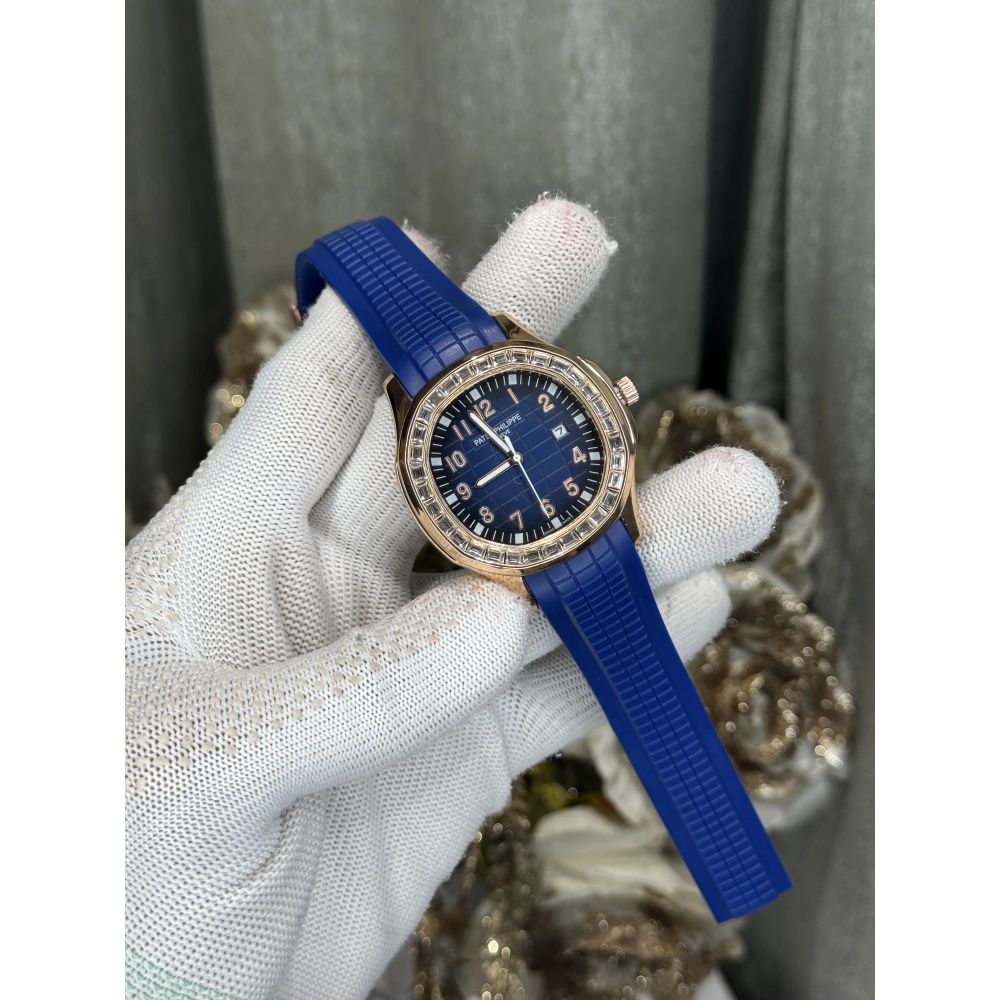Patek Aquanaut Copper Blue Diamond Premium Watch