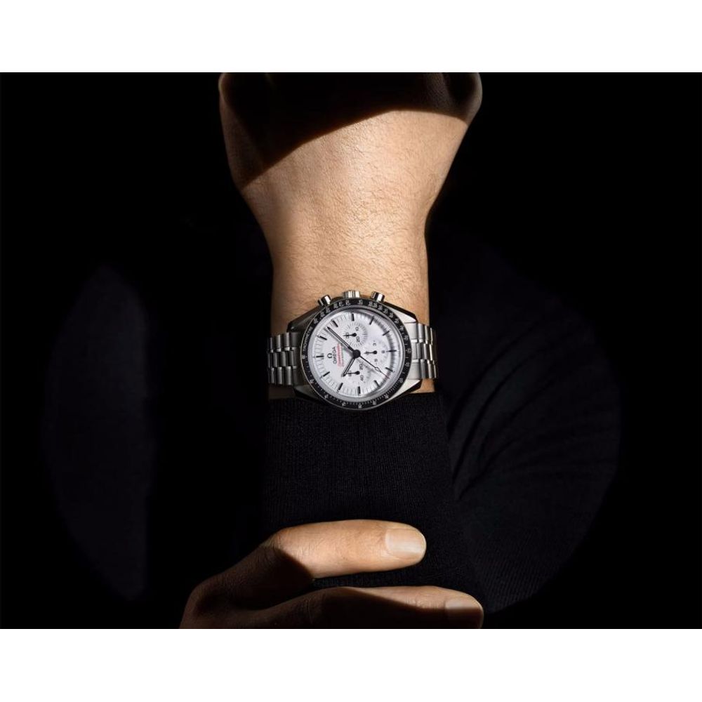 Omegha Speedmaster Moonwatch Professional silver white Chronograp