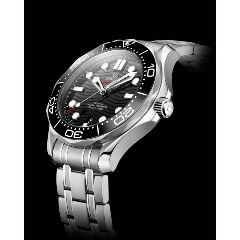 Omegg_a Seamaster Diver 300M Automatic Silver Black