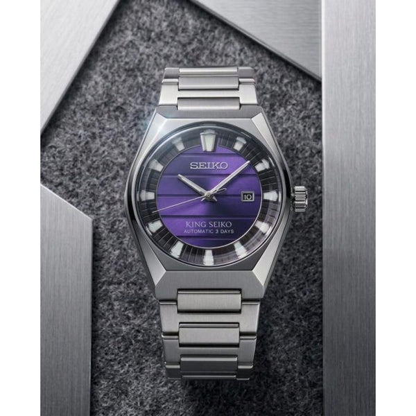 King Seiko Vanac  Silver Purple Black  Dial
