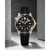 Omegg_a Seamaster Diver 300M Automatic Black Gold Black