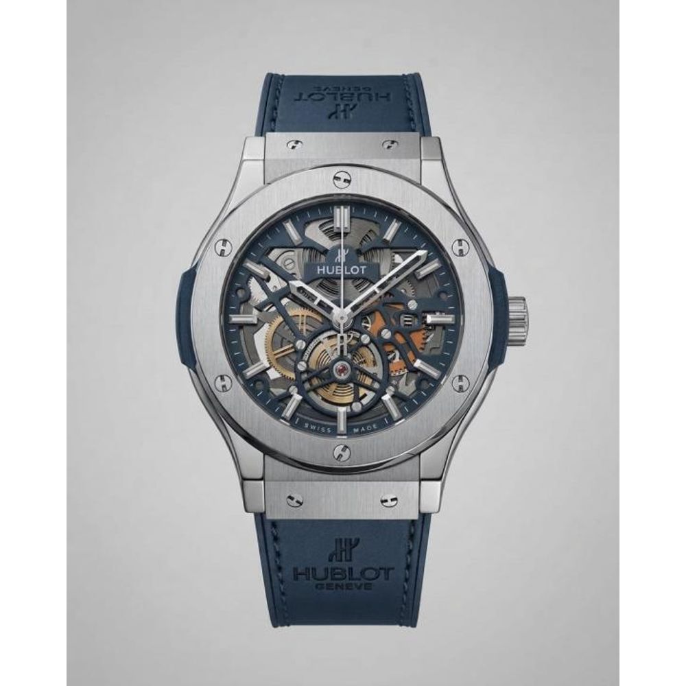 Hublot Classic Fusion Tourbillon SILVER Blue