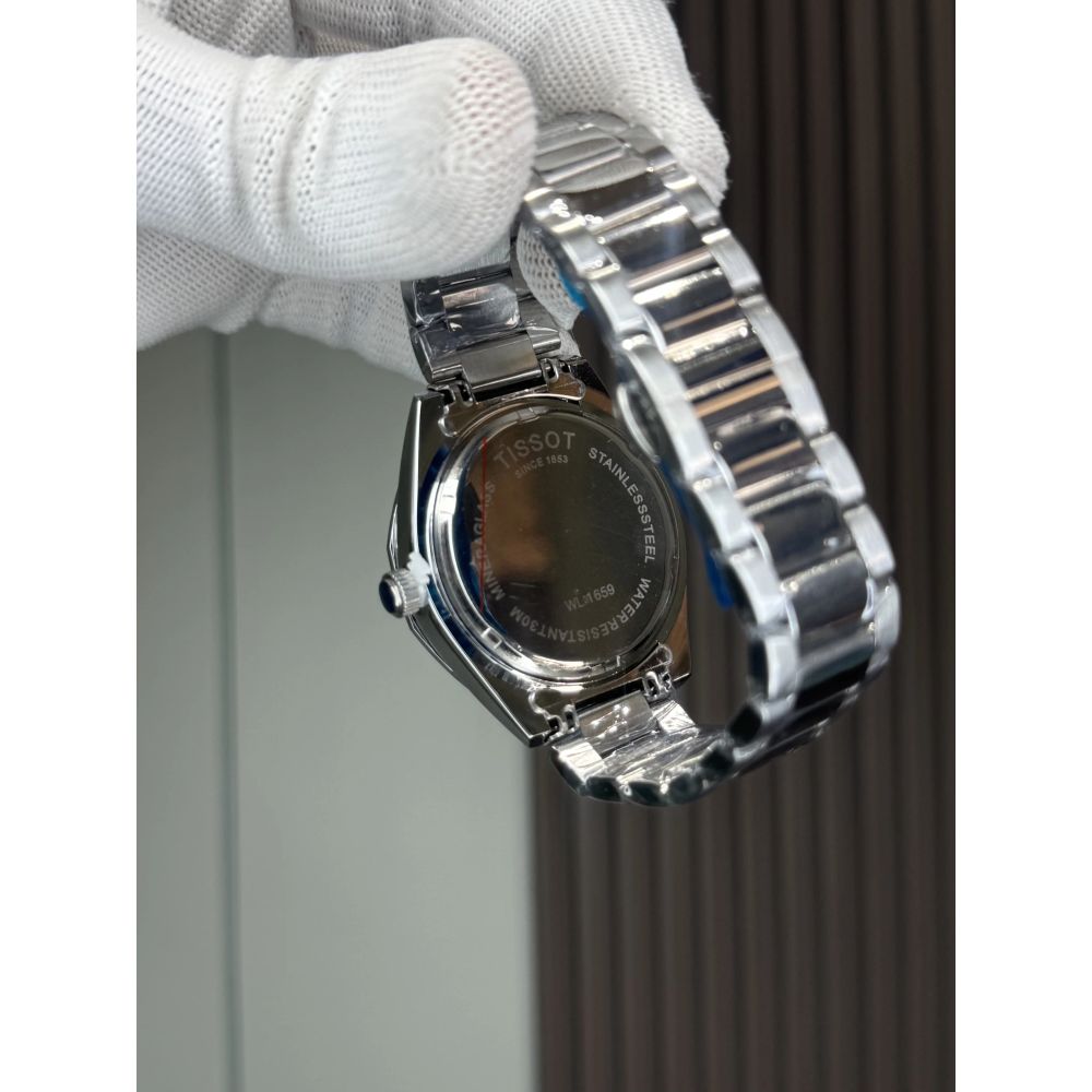 Tisso t Prc100 Silver Green Premium Watch