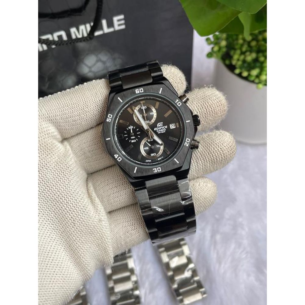 Casio Edifice 640D Full Black AT443