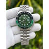 Seiko Sports GMT Open Back Silver Green AT438