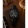 Tag Heuee_r Carrera Paris EiffelTower Leather Full Black