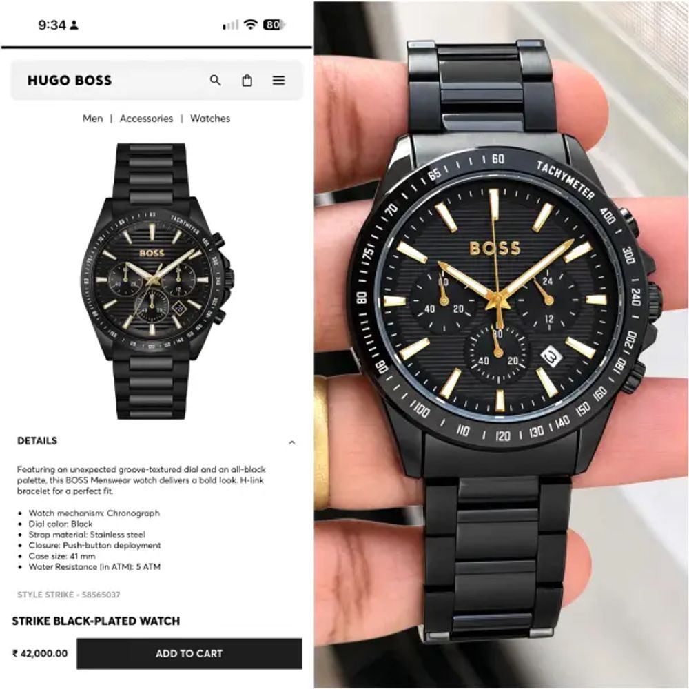 Boss Strike Black Store Article