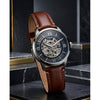Fosil Townsman brown silver blue Automatic