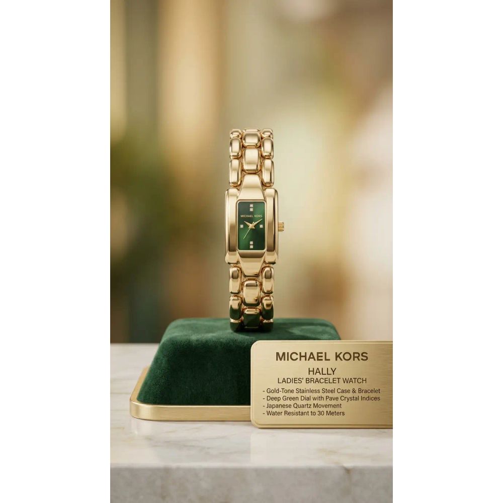 Michael Kor_s Hally Gold Green Women's