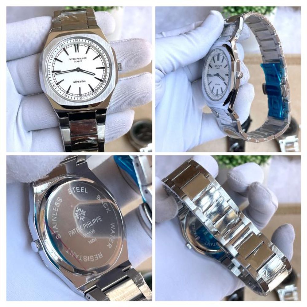 Patek Philipe Ultra Slim Silver White AT508