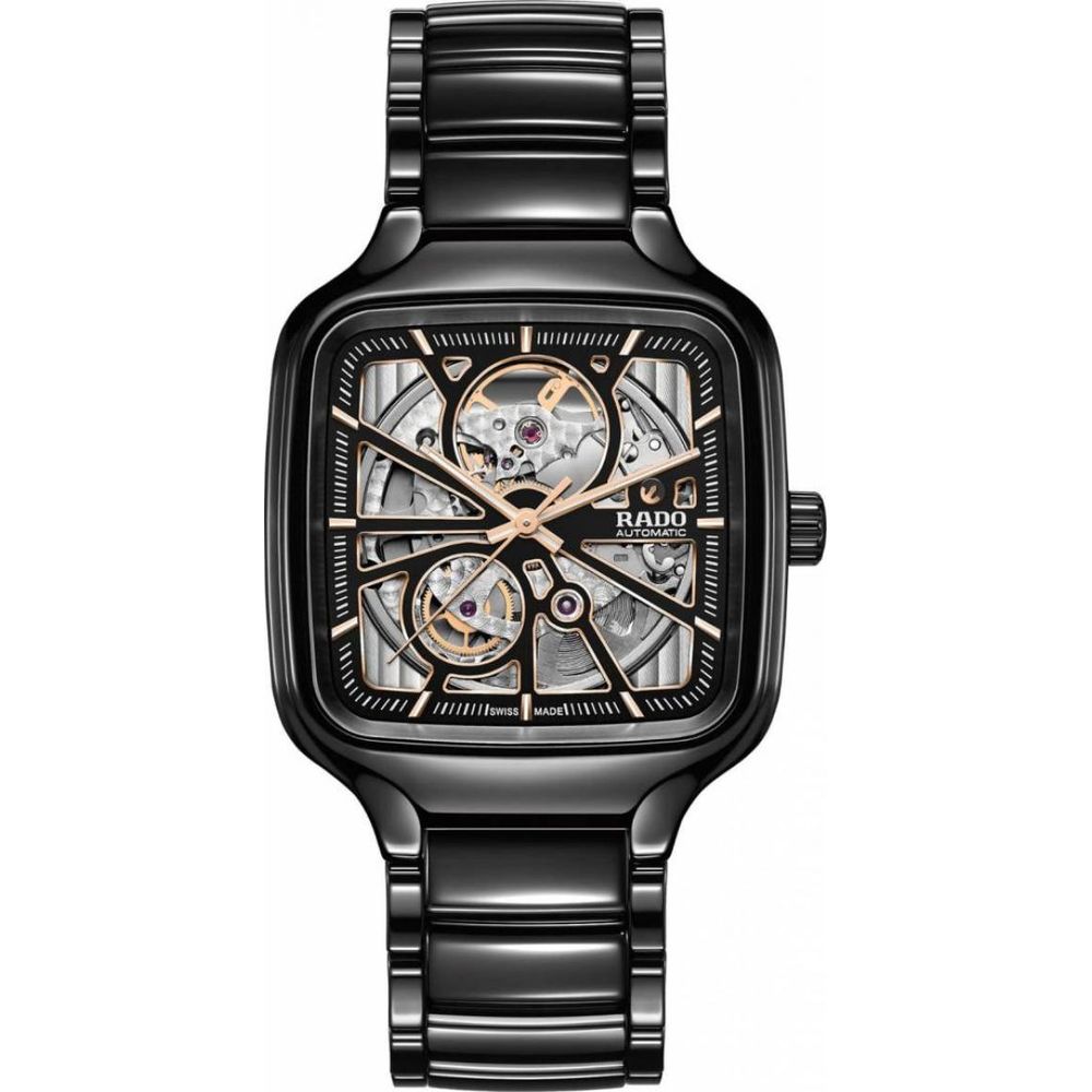 Radd_o True Square Automatic Ceramic Black-Copper